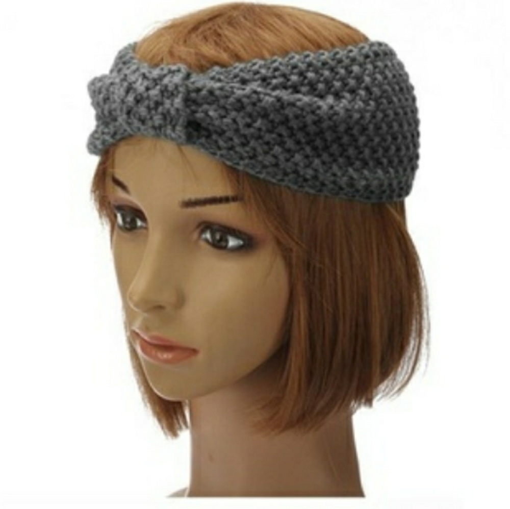 Knitted head wrap band